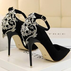 Ecoodisk Women Pumps High Heels Elegant Banquet Shoes